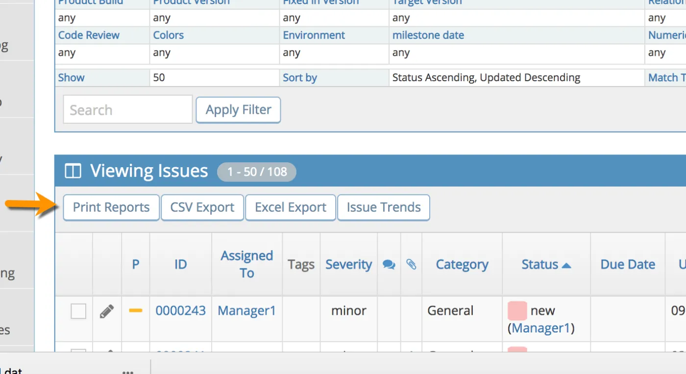 print reports