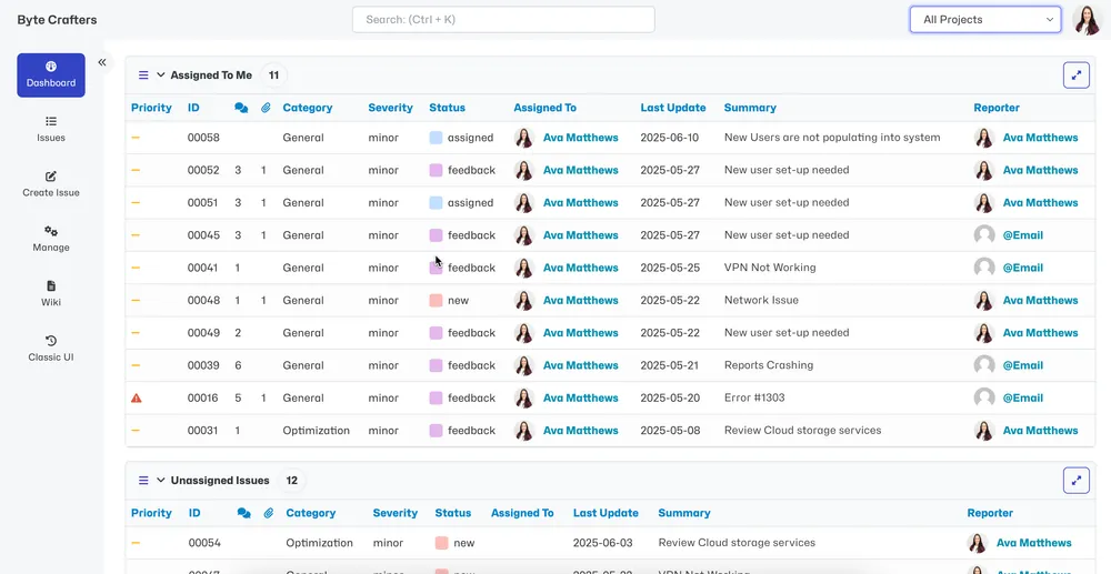 Introduction to MantisHub Modern UI