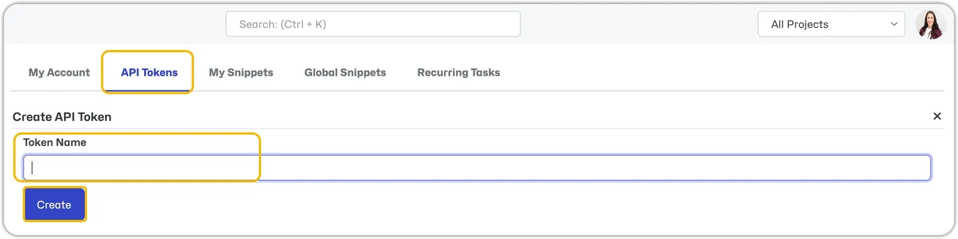 Create API