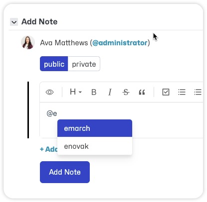 Auto-Complete Username Mention