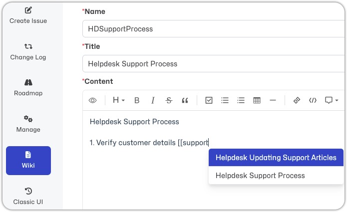 Auto-Complete Pages