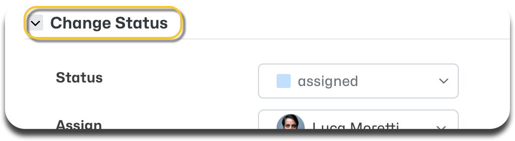 request feedback on issue form