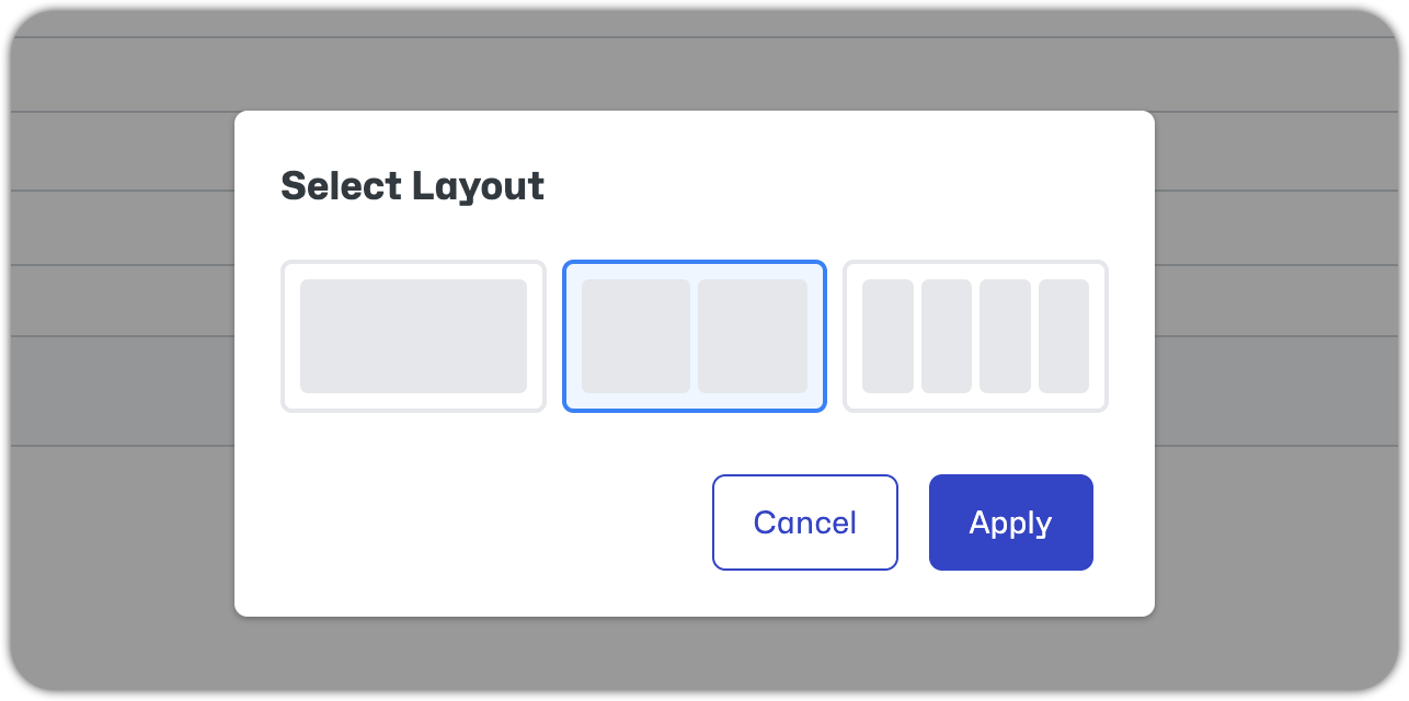 Select Layout