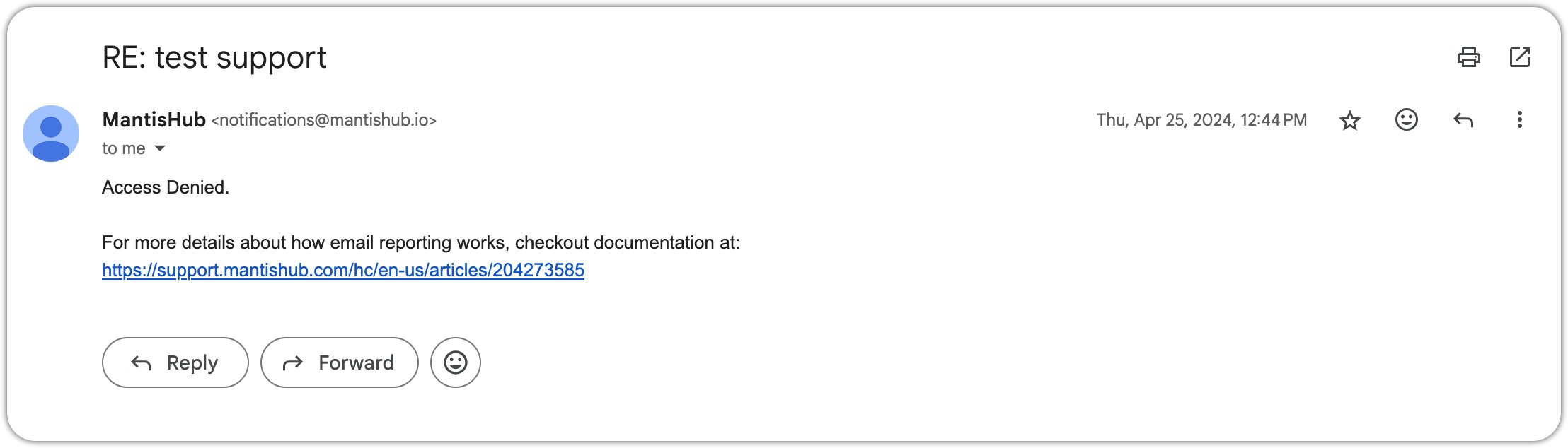 Access Denied