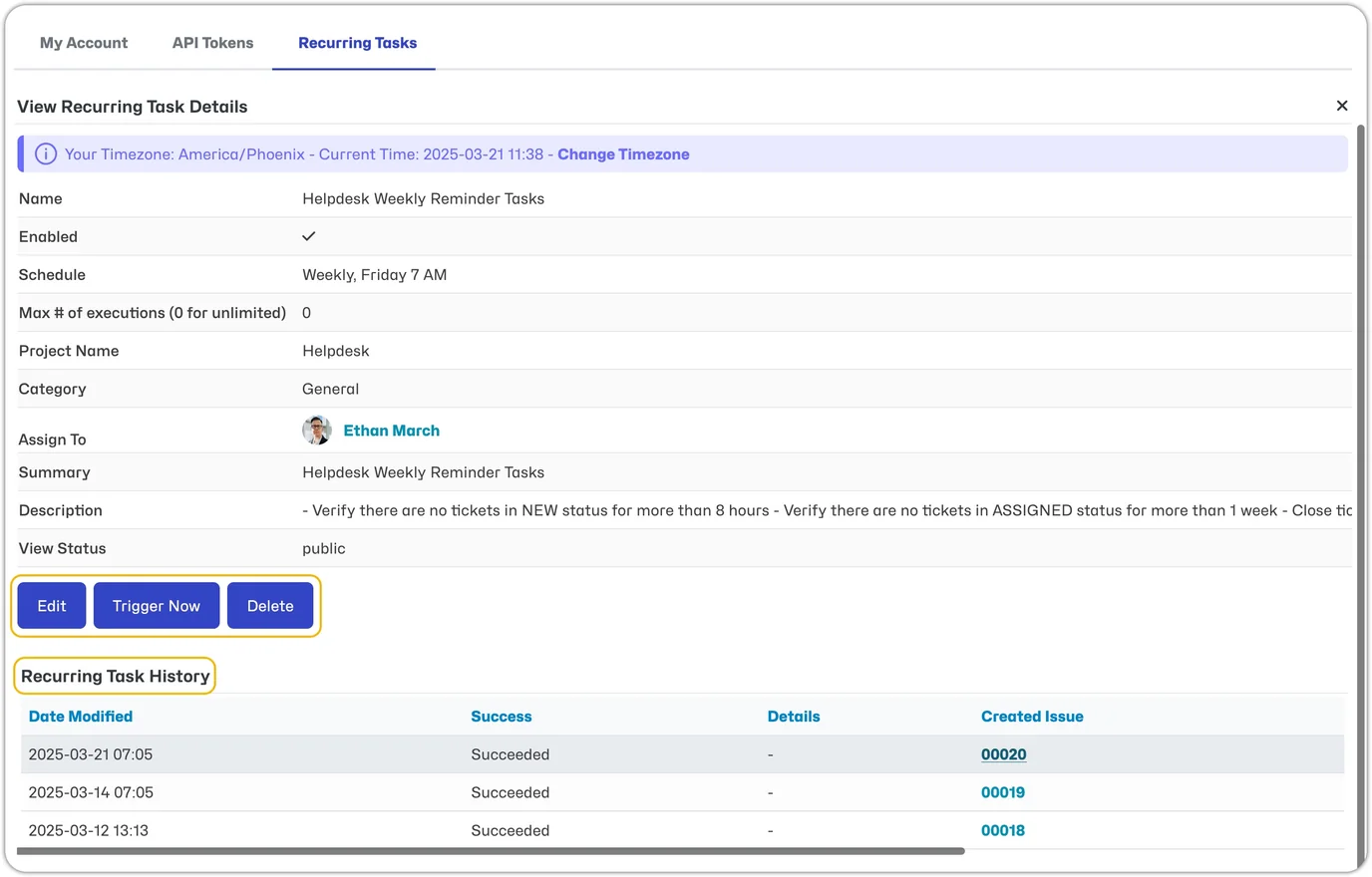 Edit Recurring Task 1