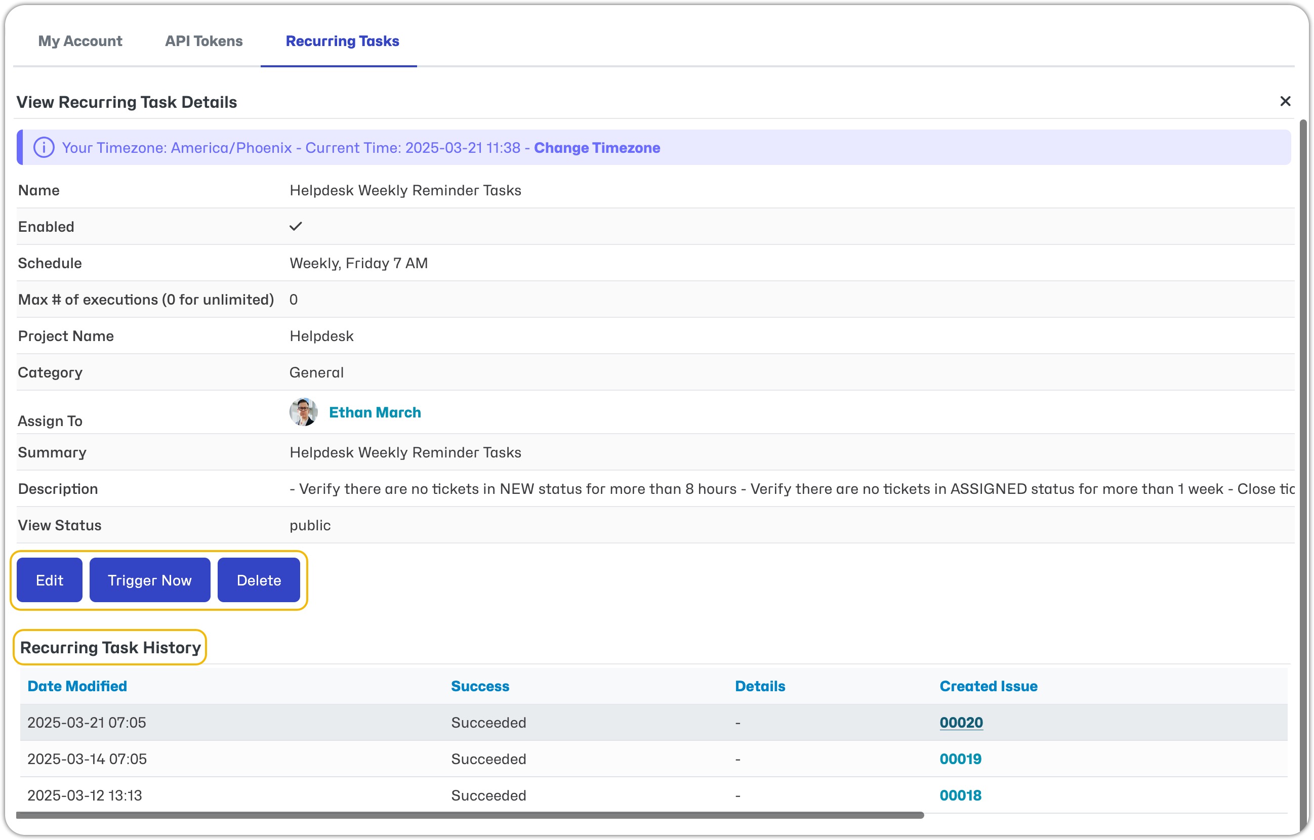 Edit Recurring Task 1