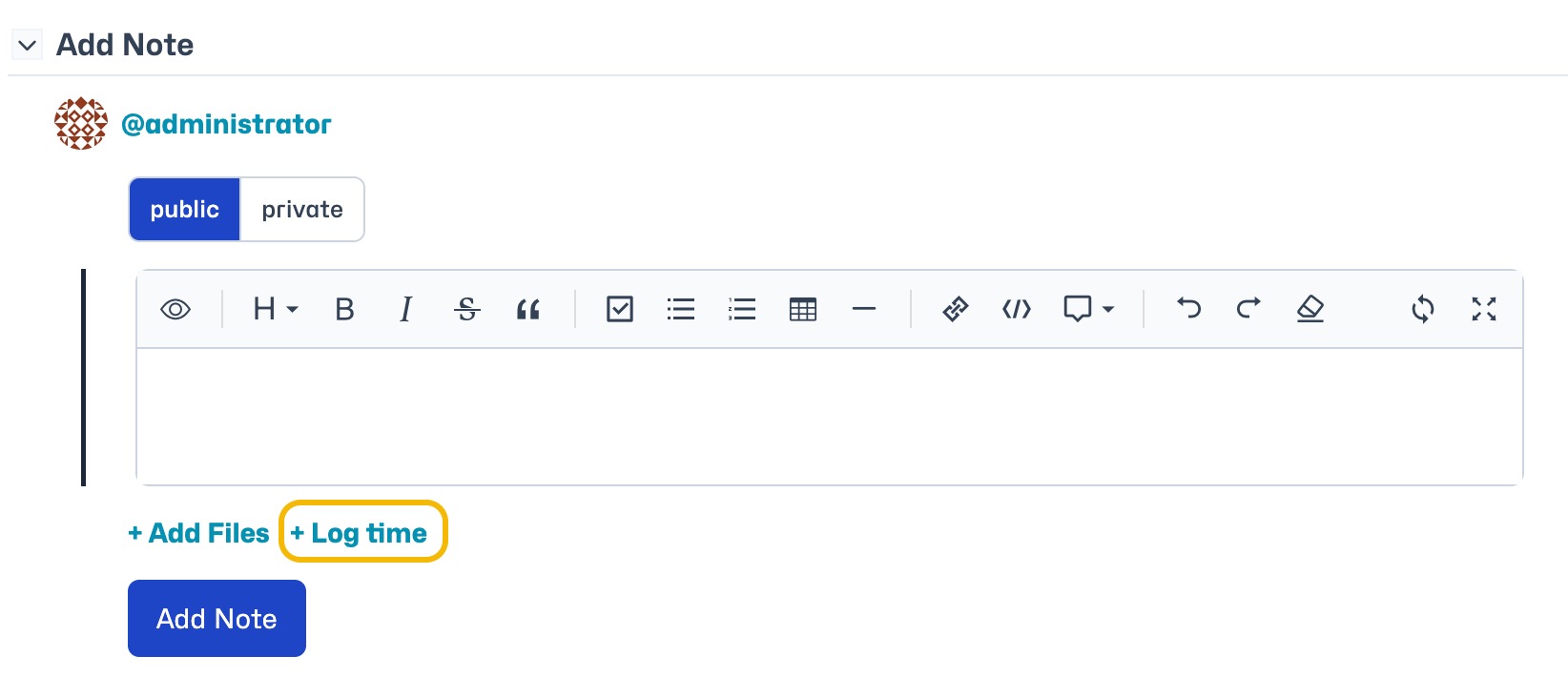 Log Time Tracking