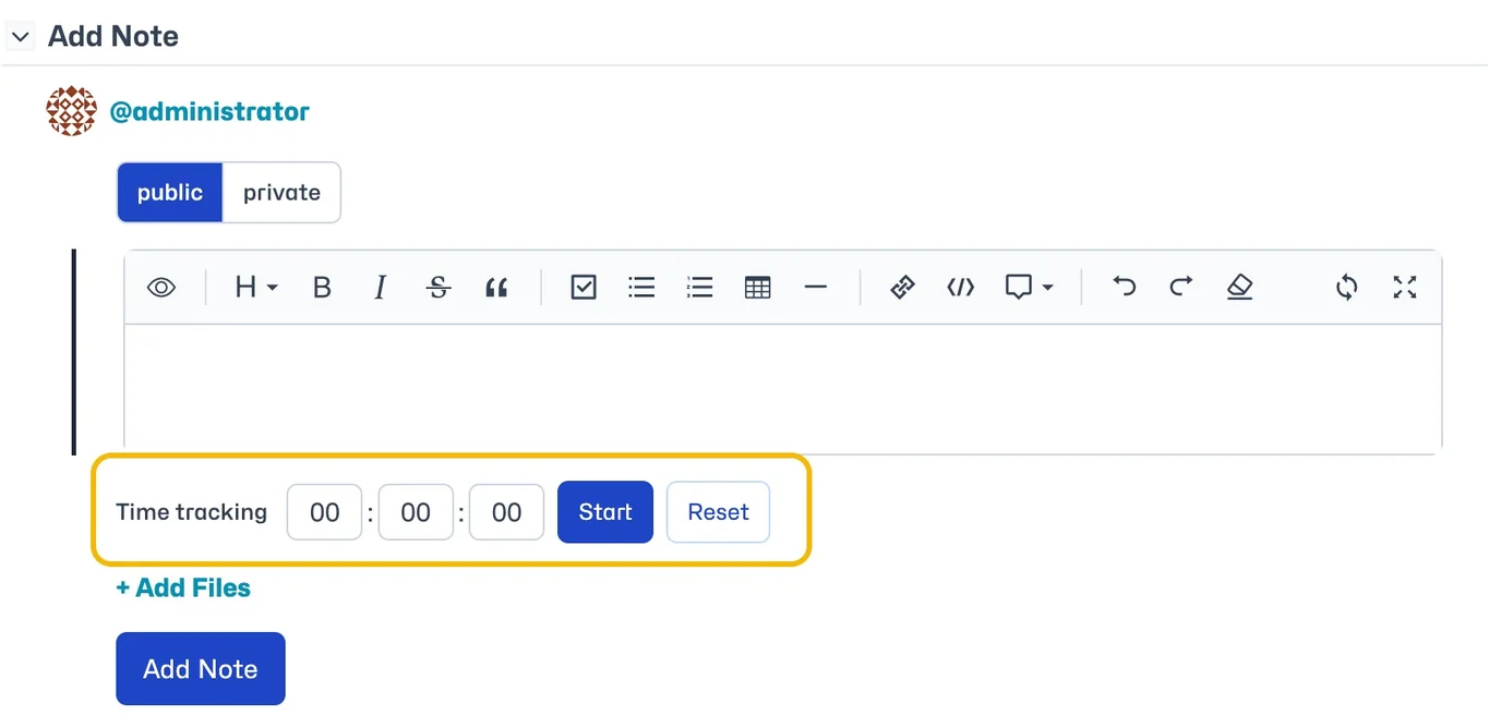 Log Time Tracking