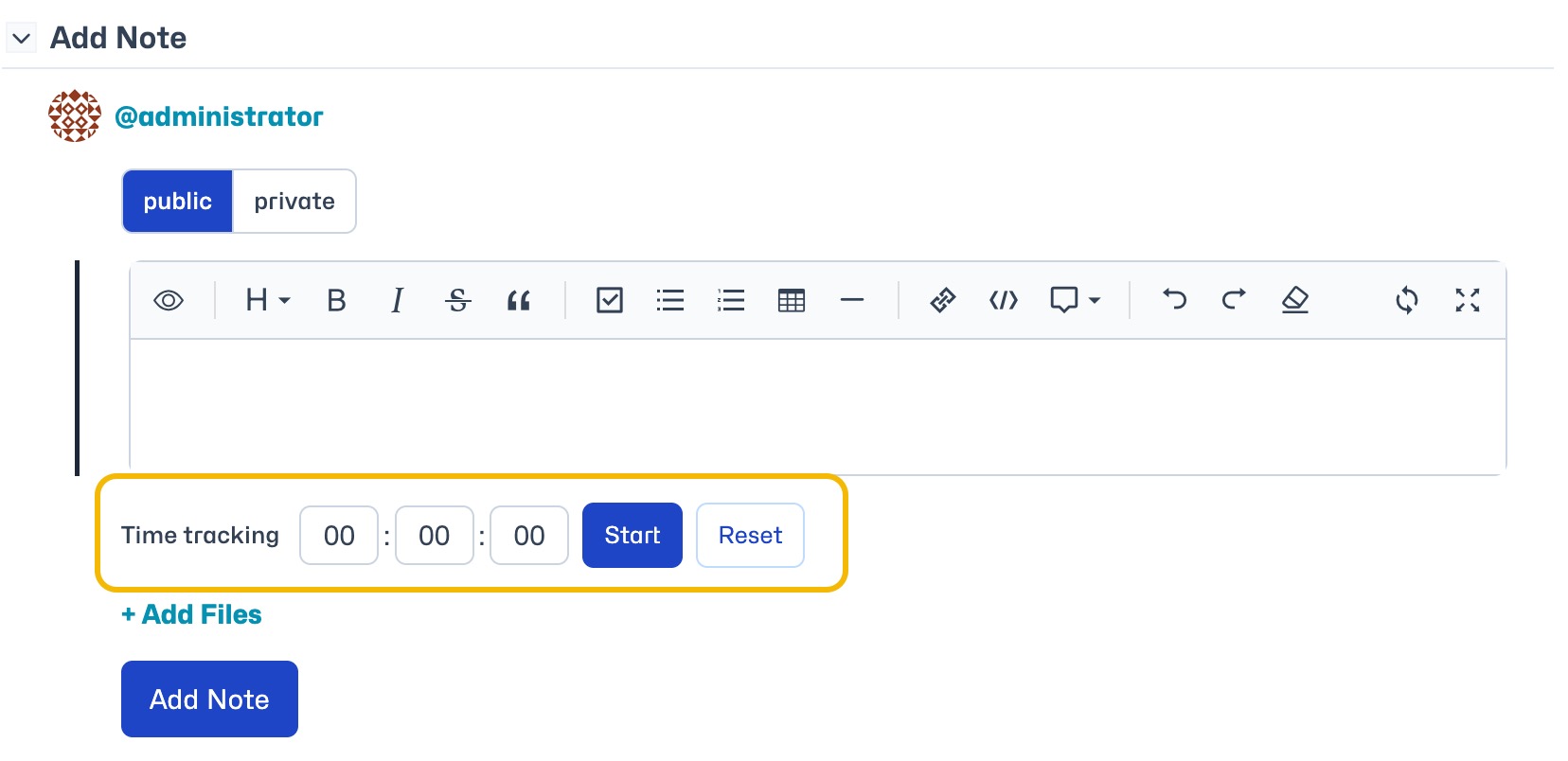 Log Time Tracking