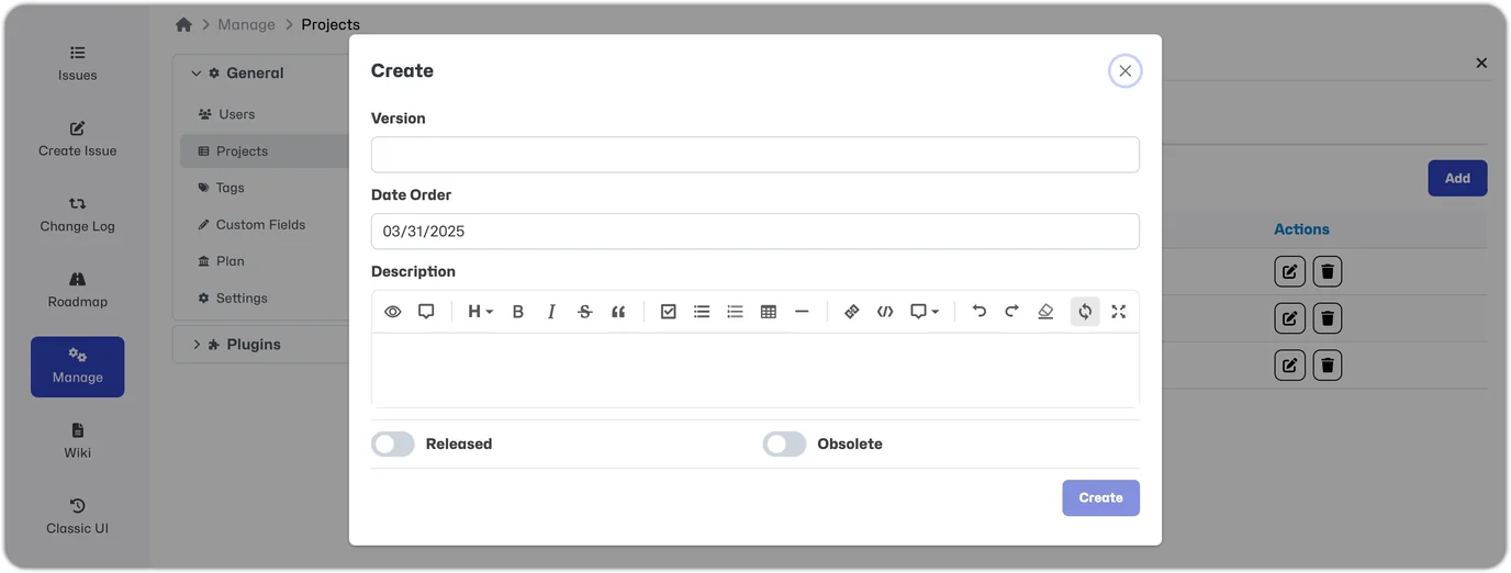 Version Fields